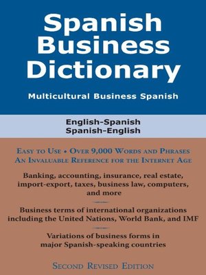 cover image of Spanish Business Dictionary